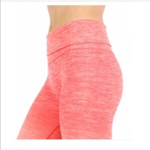 Zenana Ombré Coral Yoga Compression Leggings Size XL